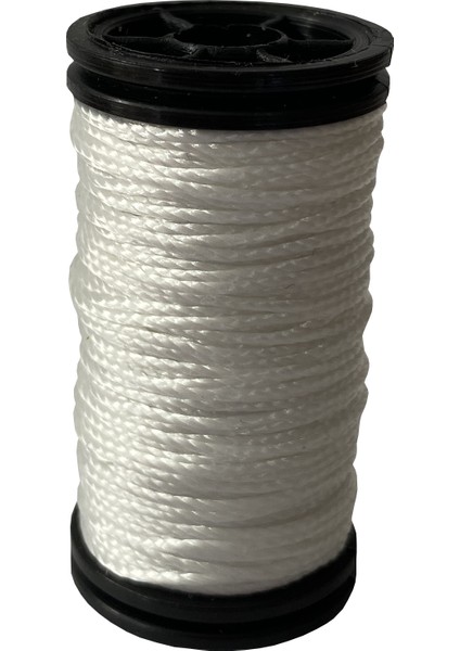 Makara Naylon Tesbih Ipi Beyaz 5 Metre 15 Kat