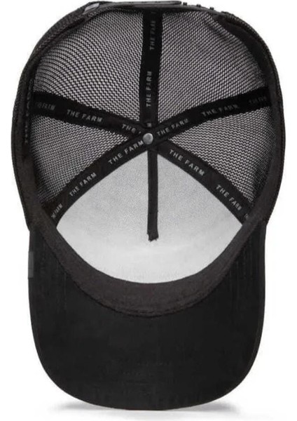 The White Tiger ve Panter Unisex Siyah Şapka, Charcoal, Beyzboll Şapkası, Şapka, Siperlikli Şapka