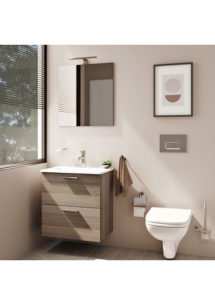 Mia 75103 Banyo Dolabı Seti, Çekmeceli, 60 cm, Cordoba fiyatları