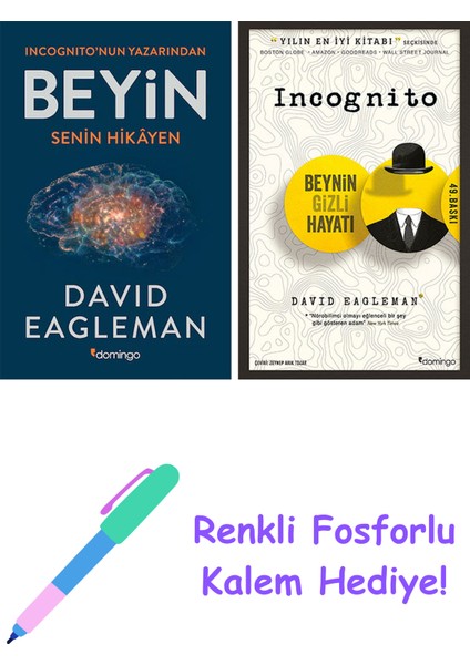 David Eagleman 2 Kitap Seti + Fosforlu Kalem Hediye