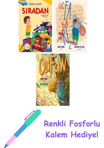 Serap Şahin 3 Kitap Seti + Fosforlu Kalem Hediye