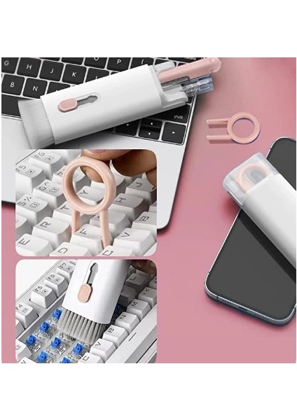 Çok Fonksiyonlu 7 Parça Airpods Klavye Ekran Kulaklık Temizleme Kiti (5148) modelleri