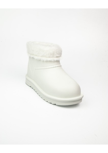 350 Beyaz Eva Kız Çocuk Yağmur Botu