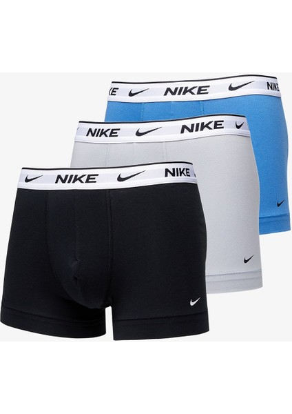 Dri Fit Ultra Stretch 3 Pack Micro 3 Lü Paket Kısa Boxer Siyah Gri Mavi