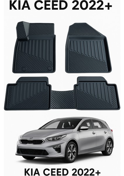 Kia Ceed 2022+ Uyumlu 3D Oto Paspas Premium fırsatları
