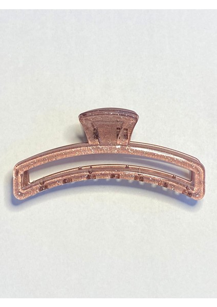 Simli Gül Kurusu Renk Eliptik Model Mandal Toka 11 cm - Şık ve Dayanıklı modelleri