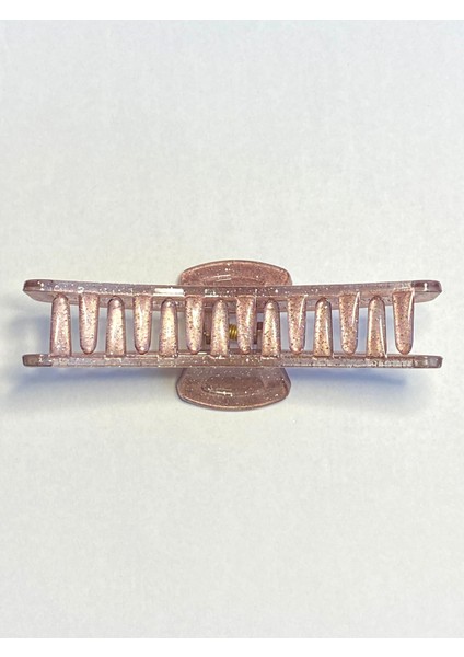 Simli Gül Kurusu Renk Eliptik Model Mandal Toka 11 cm - Şık ve Dayanıklı indirimleri