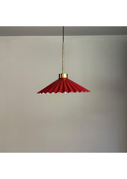 Avilla Kırmızı Metal Tekli Avize Ince Eskitme Başlık Rustik Mutfak Modern Sarkıt Aydınlatma fiyatları