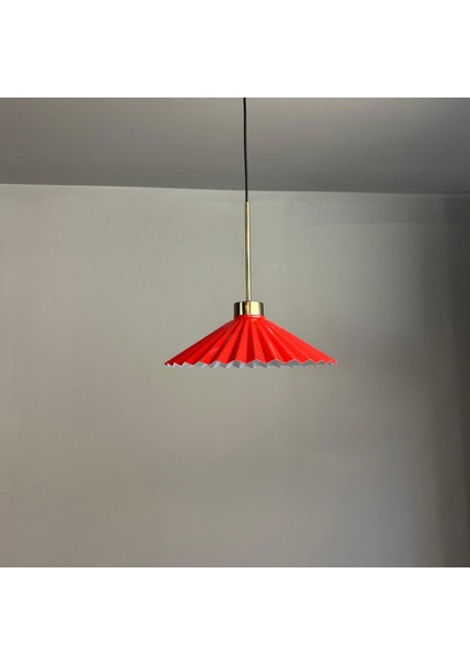 Avilla Kırmızı Metal Tekli Avize Ince Eskitme Başlık Rustik Mutfak Modern Sarkıt Aydınlatma fırsatları