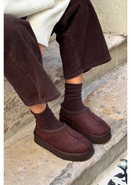 Içi Kürklü Ultra Mini Kışlık Taban Bot & Bootie fiyatları