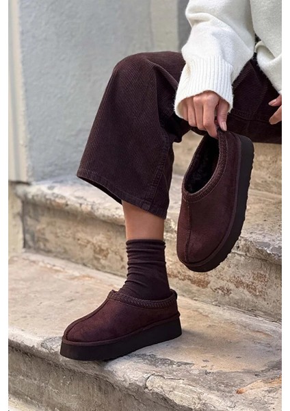 Içi Kürklü Ultra Mini Kışlık Taban Bot & Bootie modelleri
