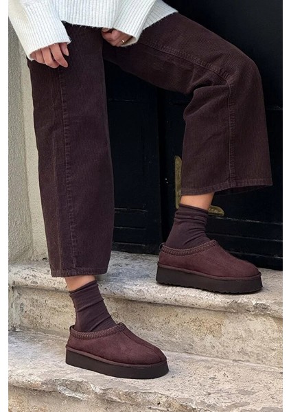 Içi Kürklü Ultra Mini Kışlık Taban Bot & Bootie fırsatları
