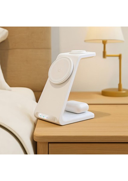 Samsung Galaxy S22/S21/S20 Uyumlu 20WATT Kablosuz Wireless Şarjlı Standı