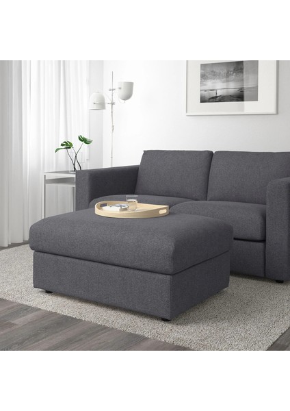 Vımle Saklama Gözlü Puf Gunnared Orta Gri fırsatları