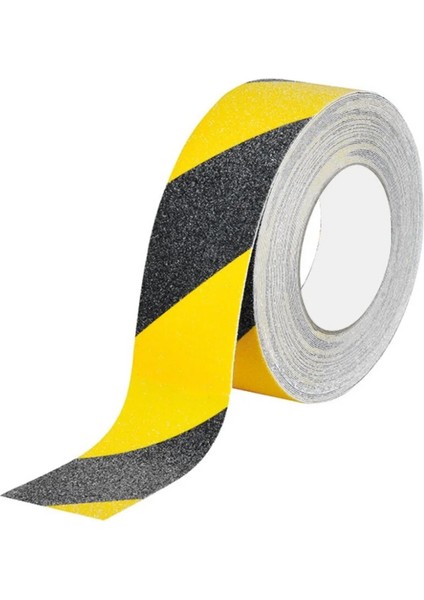 Profesyonel Sarı Siyah Merdiven Kaydırmaz Bant 50 mm 15 Metre modelleri