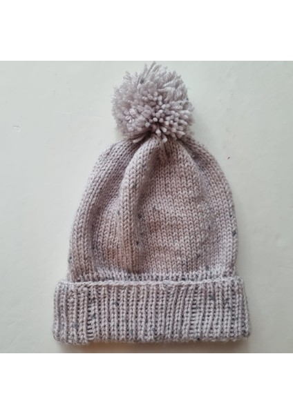 El Örgüsü Bebek ve Çocuk Ponponlu Yumuşacık Bere