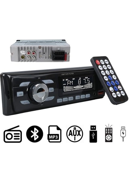 Carstar CS-930 Çift Usb/sd/fm/aux/bluetooth Kumandalı Oto Teyp 4X60 Watt