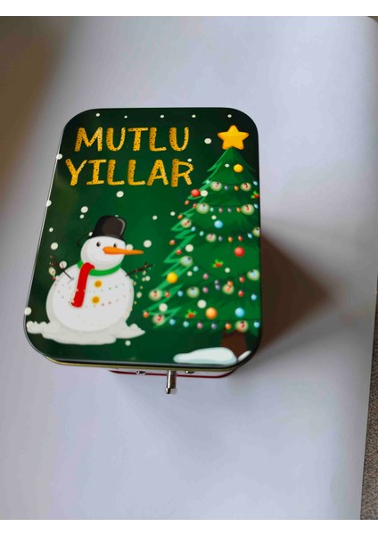 Yılbaşı Müzikli Metal Kutu Yeni Yil