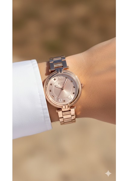 Jg. Polo Club Kadın Kol Saati Rose Gold Renk, Rose Gold Kadran - Şık Metal Kordon, 2 Yıl Garantili modelleri