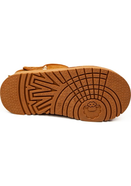 026 Taba Süet Kürklü Kız Çocuk Bot indirimleri