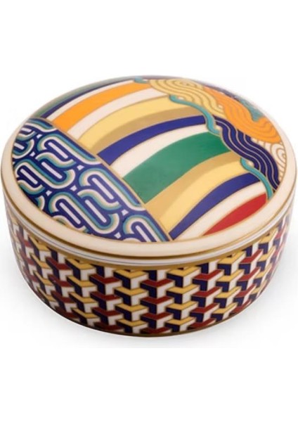 Living Porselen Kapaklı Kutu 10 x 5,5 cm