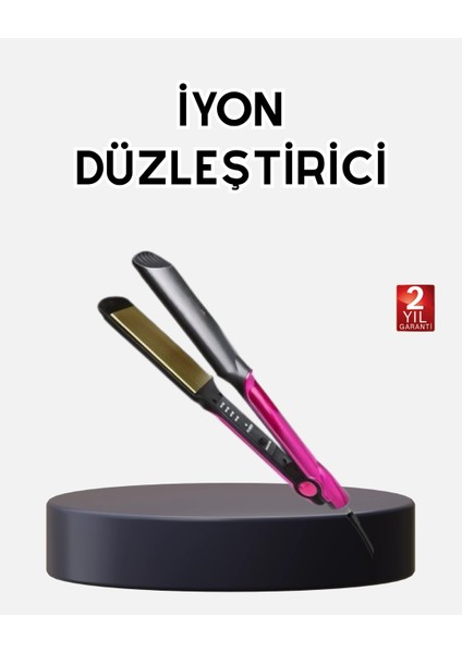 Iyonik Saç Düzleştirici – 220°C Isıya Kadar Çıkan, LED Göstergeli ve Eşit Isı Dağılımlı Plaka
