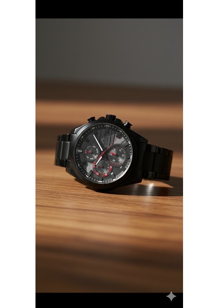 Jg. Polo Club Erkek Kol Saati Siyah Renk, Siyah Kadran - Şık Metal Kordon, 2 Yıl Garantili fiyatları