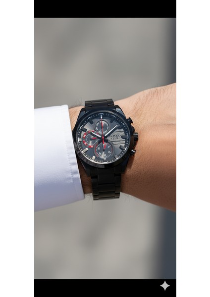 Jg. Polo Club Erkek Kol Saati Siyah Renk, Siyah Kadran - Şık Metal Kordon, 2 Yıl Garantili modelleri