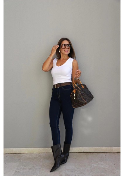 Lacivert Skinny Jean