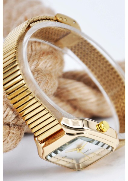 Gold Renk Roma Rakam Çelik Ayarlanabilir Kordon Genç Kız Kadın Kol Saati STA-1216 fiyatları