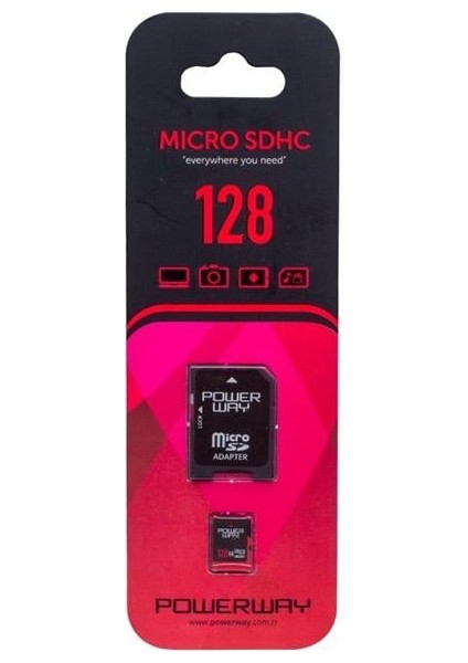 Powerway PWR-128 128 GB Micro Sd (Class 10) Hafıza Kartı