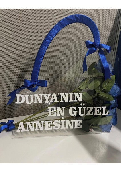 Kişiye Özel Hediye - Pleksiçanta & Yapay Güller modelleri