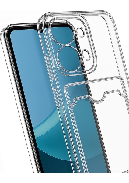 Xiaomi Redmi 15C Uyumlu Kılıf 1 Adet Kartlıklı Silikon Kamera Korumalı Şeffaf fiyatları