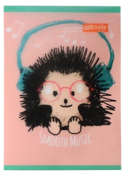 A4 40 Yaprak Kareli Pp Kapak Dikişli Defter