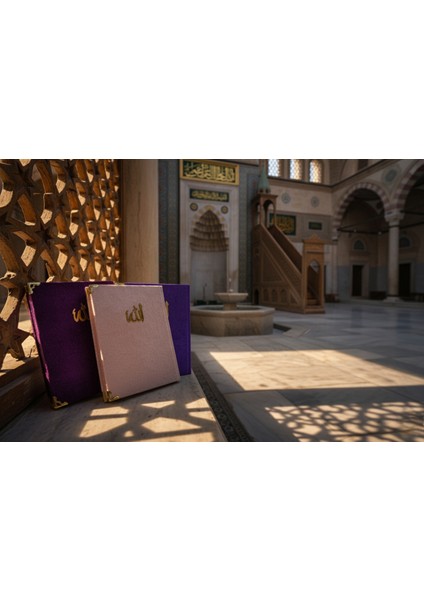 Kadife Kapaklı 3 Adet Yasini Şerif ve Dualar Seti (12,5X16,5CM) S3 fırsatları