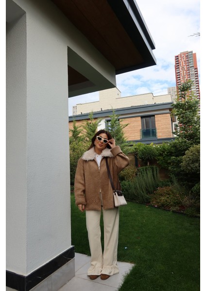 Paçası Fırfırlı Wideleg Jean