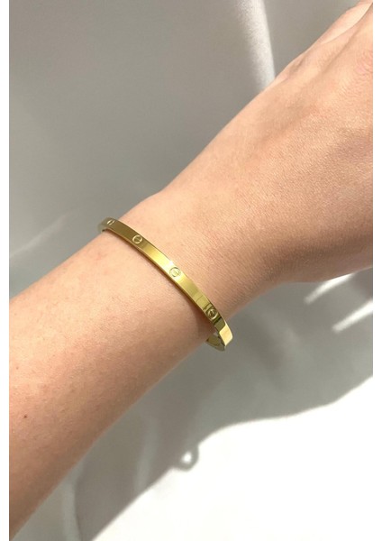 Crtr Altın Kaplama Kelepçe Çelik Bileklik fiyatları