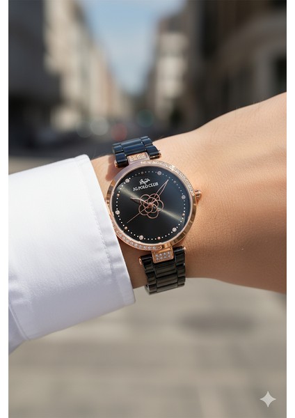 Kadın Kol Saati Siyah Renk, Siyah Kadran - Şık Metal Kordon, 2 Yıl Garantili modelleri