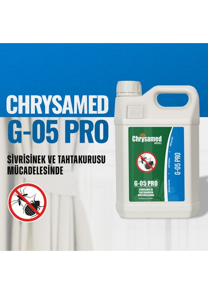 G-05 Pro Bitki Özlü Böcek İlacı 5 lt Sivrisinek ve Tahtakurusu Türlerinde Etkili