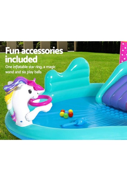 Büyülü Unicorn At Arabası Oyun Havuzu Merkezi modelleri