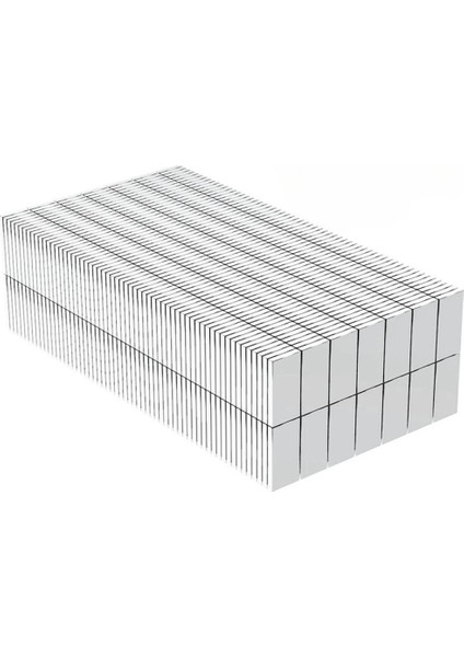 5 Adet 15X10X1.5 mm Köşeli Neodyum Mıknatıs N35 Magnet Dayanıklı Nikel Kaplama