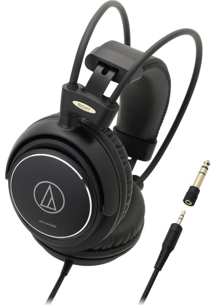 AVC500 Kapalı Dinamik Kulaklık, Siyah