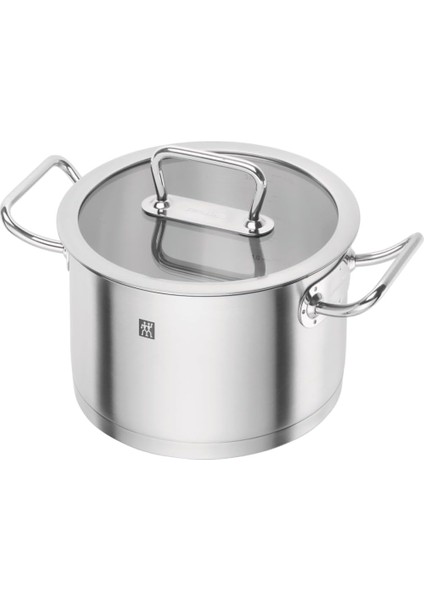 Derin Tencere, 20 Cm, Yuvarlak, 18/10 Paslanmaz Çelik