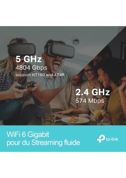 Archer AX73, AX5400 Çift Bant Gigabit Wi-Fi 6 Router, Fiber Destekli, 4×gbps Lan Portlarılar fırsatları