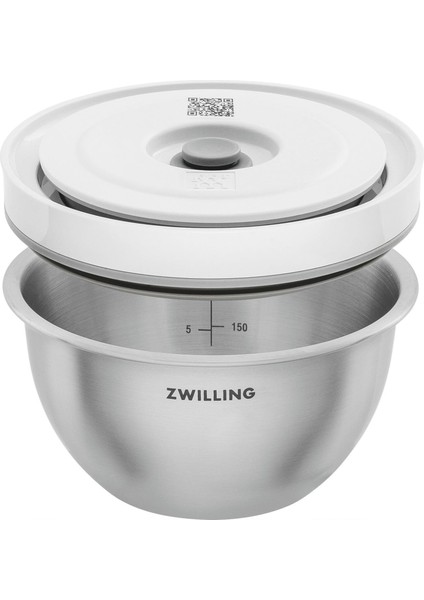 Fresh & Save Bowls Vakumlu Saklama Kabı, S, 12 Santimetre, Paslanmaz Çelik, Metalik Gri fiyatları