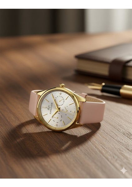 Jg. Polo Club Kadın Kol Saati Altın Renk, Beyaz Kadran - Şık Silikon Kordon, 2 Yıl Garantili fiyatları