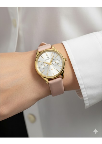 Jg. Polo Club Kadın Kol Saati Altın Renk, Beyaz Kadran - Şık Silikon Kordon, 2 Yıl Garantili modelleri