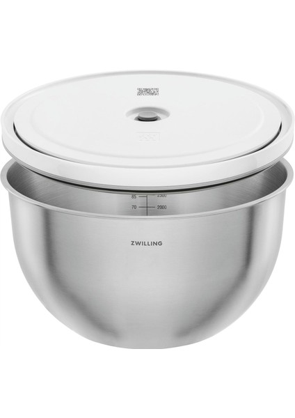 Fresh & Save Bowls Vakumlu Saklama Kabı, L, 24 Santimetre, Paslanmaz Çelik, Metalik Gri fiyatları