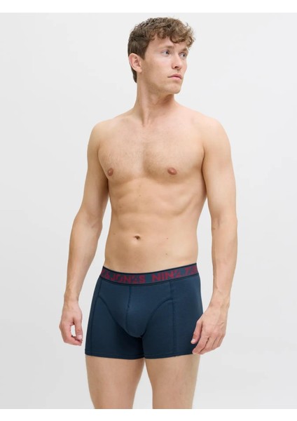 Jaccolton Erkek 3 Lü Set Laci Gri Siyah Boxer 12282063 modelleri