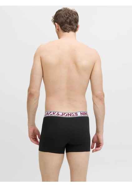 Jaccolton Erkek 3 Lü Set Laci Gri Siyah Boxer 12282063